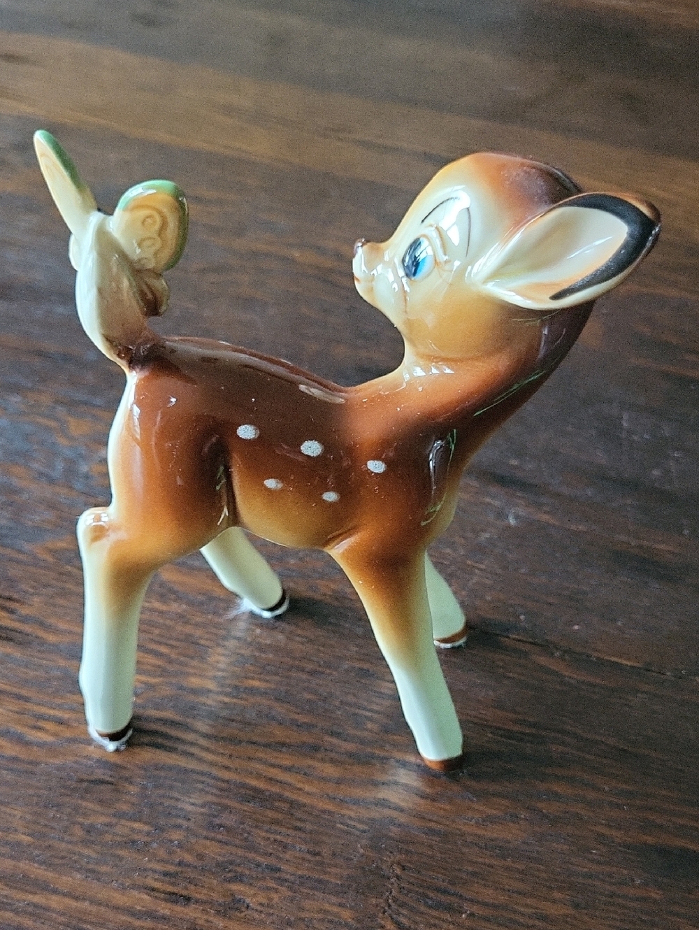 Disney Vintage Ceramic Bambi Figurine with Butterfly - Picture 4 of 8